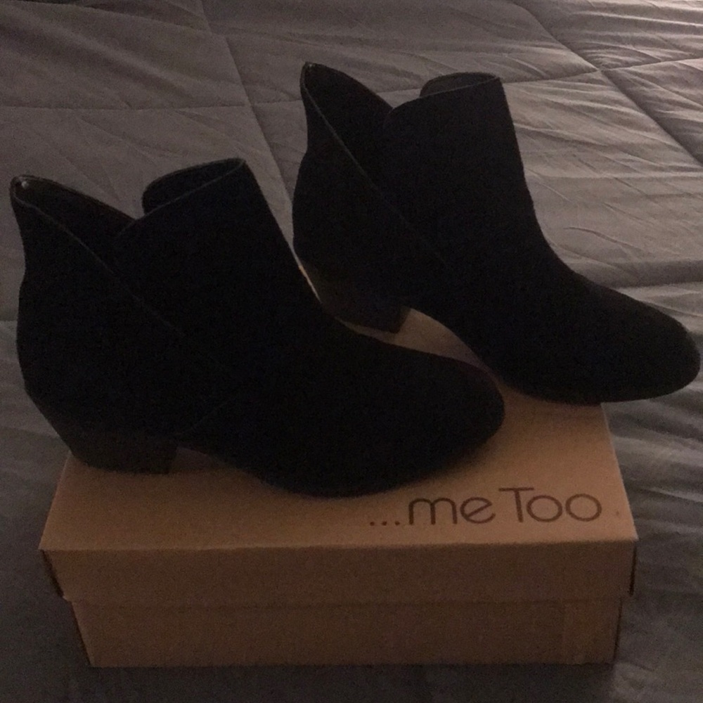 Zeus Black Booties Nib - image 1